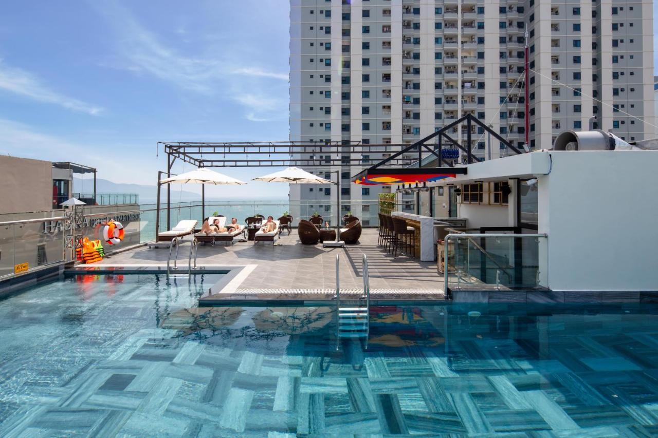 Golden Line Hotel Danang Bagian luar foto