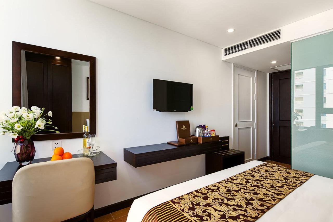 Golden Line Hotel Danang Bagian luar foto