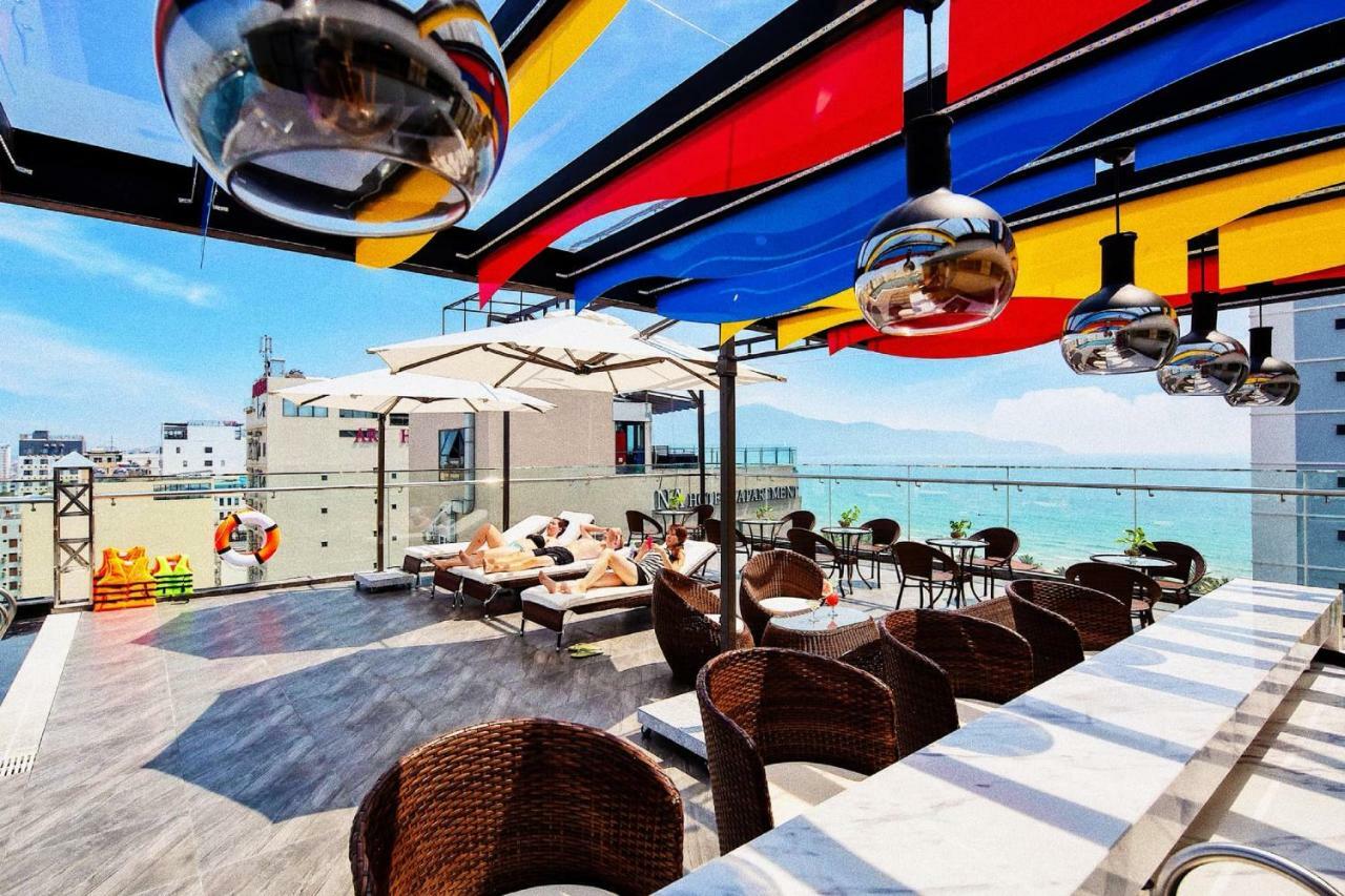 Golden Line Hotel Danang Bagian luar foto